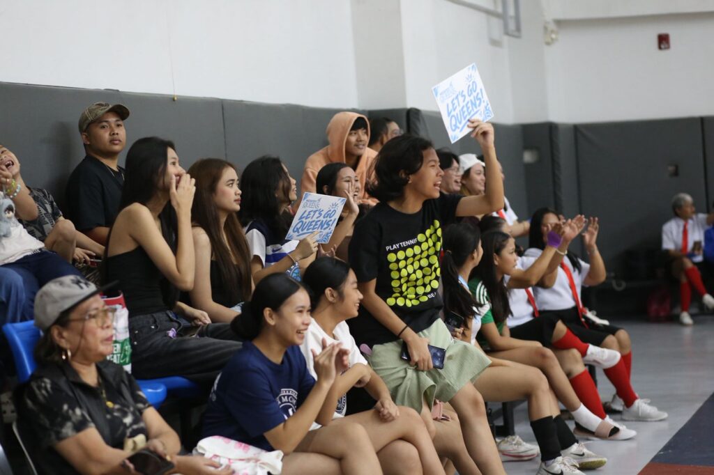 Supporters watching the Montet Volleyball Championship Finals in Metro Manila — August 2026